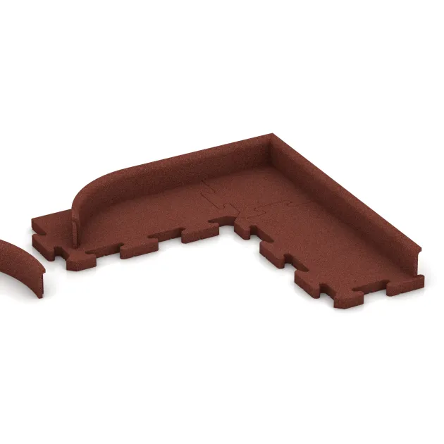 Typische Verlegung oder Einbausituation für den Artikel 2264 von WARCO - Skirting Board, Farbton Brick red in der Abmessung 750 x 80 x 20 mm.