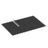 Typische Verlegung oder Einbausituation für den Artikel 6454 von WARCO - Fitness Floor Compact, Farbton Light Yellow Speckled in der Abmessung 100 × 100 × 0,8 cm.