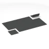 Typische Verlegung oder Einbausituation für den Artikel 6455 von WARCO - Fitness Floor Compact, Farbton Anthracite in der Abmessung 50 × 50 × 0,8 cm.