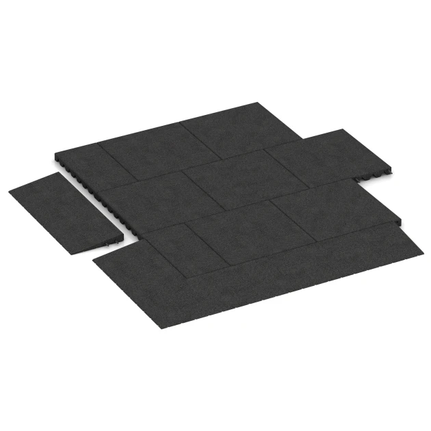 Typische Verlegung oder Einbausituation für den Artikel 2468 von WARCO - Transition ramp 75 cm, Farbton Anthracite in der Abmessung 75 x 30 cm | 8 < 45 mm.