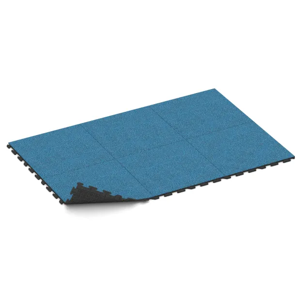 Typische Verlegung oder Einbausituation für den Artikel 5769 von WARCO - Event Floor, Farbton Atlantic in der Abmessung 1000 x 1000 x 30 mm.