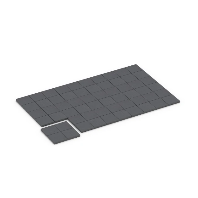 Typische Verlegung oder Einbausituation für den Artikel 6349 von WARCO - Mosaic – Deck Tile, Farbton Silver Grey in der Abmessung 30 x 30 x 2 cm.
