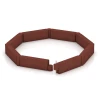 Typische Verlegung oder Einbausituation für den Artikel 2573 von WARCO - Rubber Border Block, Farbton Brick red in der Abmessung 1000 x 300 x 154 mm.