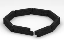 Rubber edge restraint