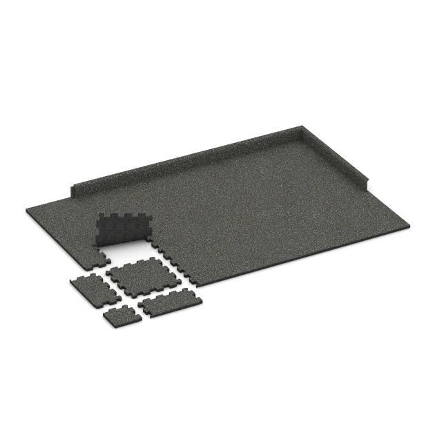 Typische Verlegung oder Einbausituation für den Artikel 3724 von WARCO - Fitness Mat Premium 2 cm, Farbton Dark Grey Granite in der Abmessung 30,6 x 30,6 x 2 cm | 0,094 m².