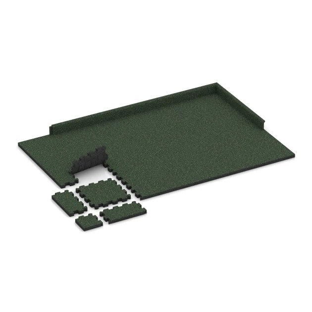 Typische Verlegung oder Einbausituation für den Artikel 5228 von WARCO - Pool Decking Tile Seamless, Farbton English Lawn in der Abmessung 30,6 x 30,6 x 3 cm | 0,094 m².