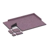 Typische Verlegung oder Einbausituation für den Artikel 3868 von WARCO - Deck tile, Farbton Lavender in der Abmessung 30,6 x 30,6 x 3 cm | 0,094 m².