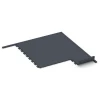 Typische Verlegung oder Einbausituation für den Artikel 6213 von WARCO - Rubber Kerb, Farbton Slate grey in der Abmessung 100 × 5 × 25 cm.