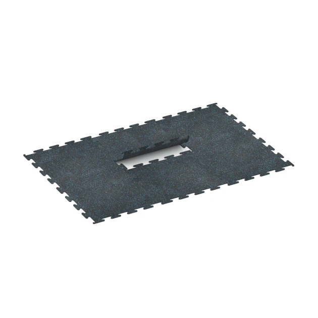 Typische Verlegung oder Einbausituation für den Artikel 3754 von WARCO - Fitness Performance Elite Training Floor, Farbton Light Blue Speckled in der Abmessung 100 x 100 x 1 cm | 1,00 m².
