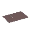 Typische Verlegung oder Einbausituation für den Artikel 6147 von WARCO - Fitness Performance Elite Training Floor, Farbton Mineral Red in der Abmessung 100 x 100 x 1,5 cm | 1,00 m².
