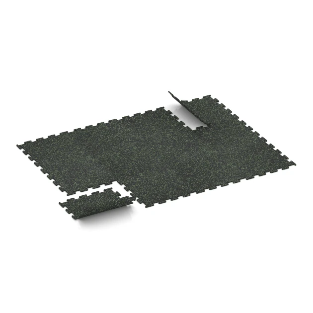 Typische Verlegung oder Einbausituation für den Artikel 3767 von WARCO - Fitness Performance Elite Training Floor, Farbton Light Green Speckled in der Abmessung 50 x 50 x 1 cm | 0,25 m².