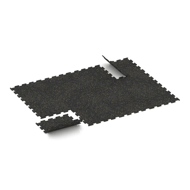 Typische Verlegung oder Einbausituation für den Artikel 3764 von WARCO - Fitness Performance Elite Training Floor, Farbton Light Yellow Speckled in der Abmessung 50 x 50 x 1 cm | 0,25 m².