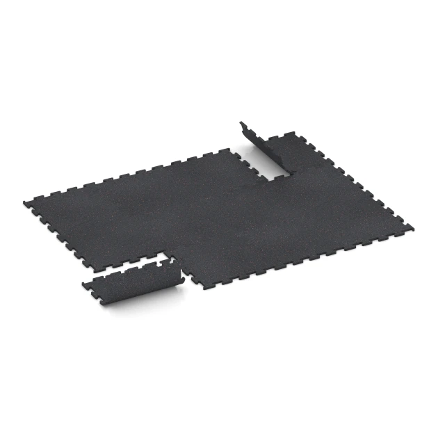 Typische Verlegung oder Einbausituation für den Artikel 3769 von WARCO - Fitness Performance Elite Training Floor, Farbton Light Red Speckled in der Abmessung 50 x 50 x 1,5 cm | 0,25 m².