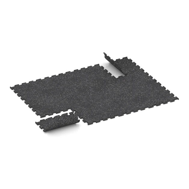 Typische Verlegung oder Einbausituation für den Artikel 3780 von WARCO - Fitness Performance Elite Training Floor, Farbton Light Grey Speckled in der Abmessung 50 x 50 x 1,5 cm | 0,25 m².