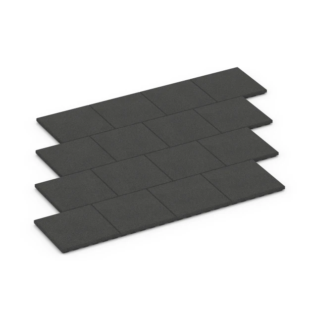 Typische Verlegung oder Einbausituation für den Artikel 6283 von WARCO - Playground Safety Tiles, Farbton Anthracite in der Abmessung 50 x 50 x 4 cm.
