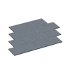 Typische Verlegung oder Einbausituation für den Artikel 6130 von WARCO - Playground Safety Tile – 95 cm, Farbton Graphite grey in der Abmessung 50 x 50 x 3 cm.