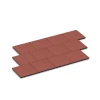Typische Verlegung oder Einbausituation für den Artikel 6136 von WARCO - Playground safety tile – CFH 170 cm, Farbton Tomato red in der Abmessung 50 x 50 x 4,8 cm.