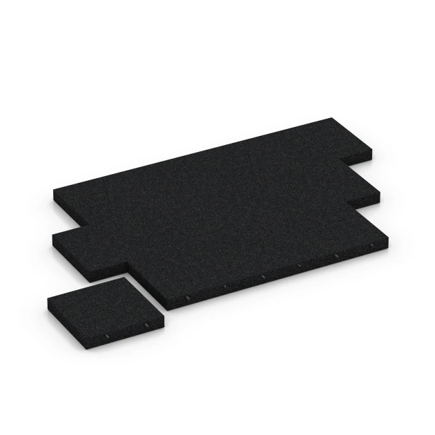 Typische Verlegung oder Einbausituation für den Artikel 6172 von WARCO - Playground Safety Tiles, Farbton Anthracite in der Abmessung 50 x 50 x 8 cm.