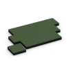 Typische Verlegung oder Einbausituation für den Artikel 6279 von WARCO - Playground Safety Tile – 300 cm, Farbton Grass green in der Abmessung 50 x 50 x 11 cm.