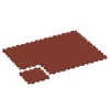 Typische Verlegung oder Einbausituation für den Artikel 6394 von WARCO - Playground Safety Tile – 100 cm, Farbton Brick red in der Abmessung 50 x 50 x 3 cm | 0,25 m².
