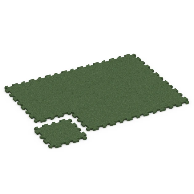 Typische Verlegung oder Einbausituation für den Artikel 6613 von WARCO - Rubber patio tile, Farbton Grass green in der Abmessung 50 x 50 x 3 cm | 0,25 m².