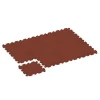 Typische Verlegung oder Einbausituation für den Artikel 6313 von WARCO - Interlocking playground safety tile, Farbton Brick red in der Abmessung 50 x 50 x 2 cm | 0,25 m².