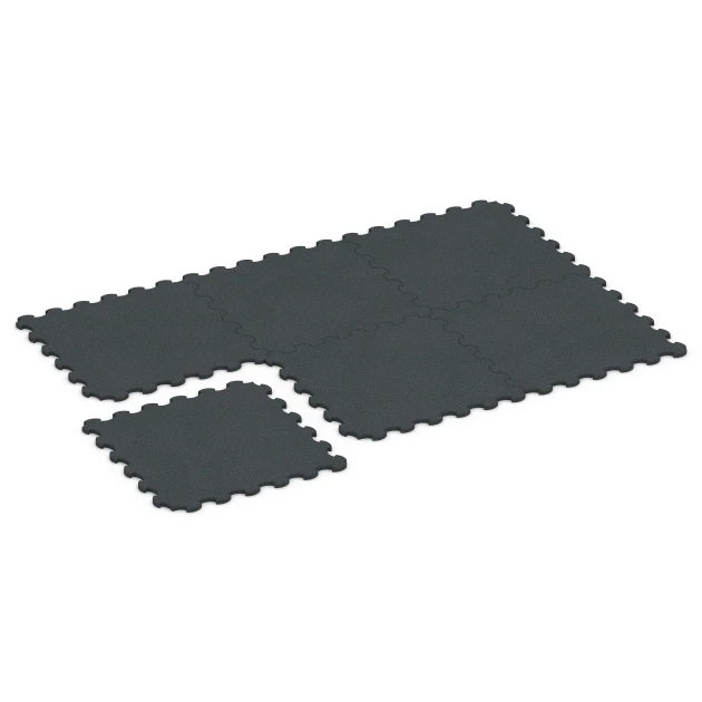 Typische Verlegung oder Einbausituation für den Artikel 6323 von WARCO - Rubber Gym Mat, Farbton Anthracite in der Abmessung 102,5 x 102,5 x 2,5 cm | 1,05 m².