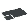 Typische Verlegung oder Einbausituation für den Artikel 7086 von WARCO - Rubber Dog Floor Mat, Farbton Anthracite in der Abmessung 102,5 x 102,5 x 1,5 cm | 1,05 m².