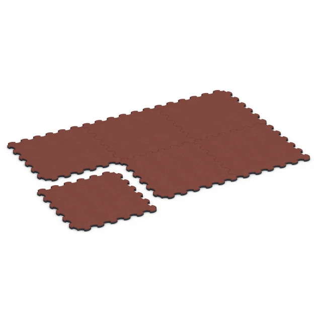 Typische Verlegung oder Einbausituation für den Artikel 6392 von WARCO - , Farbton Brick red in der Abmessung 102,5 x 102,5 x 3 cm | 1,05 m².