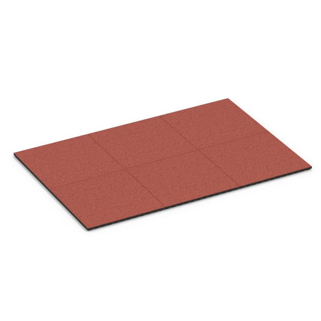 Typische Verlegung oder Einbausituation für den Artikel 6388 von WARCO - Stable Mat Luxury, Farbton Brick red in der Abmessung 100 x 100 x 4,5 cm | 1,00 m².