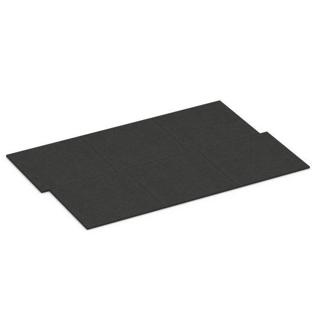 Typische Verlegung oder Einbausituation für den Artikel 6379 von WARCO - Stable Mat, Farbton Anthracite in der Abmessung 100 x 100 x 3 cm | 1,00 m².