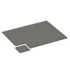 Typische Verlegung oder Einbausituation für den Artikel 6778 von WARCO - Gym Floor Tiles, Farbton Dark Grey Granite in der Abmessung 44,6 x 44,6 x 1,8 cm.