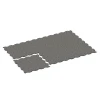 Typische Verlegung oder Einbausituation für den Artikel 6832 von WARCO - Fitness Active Floor System, Farbton Dark Grey Granite in der Abmessung 97,1 x 97,1 × 1,8 cm.