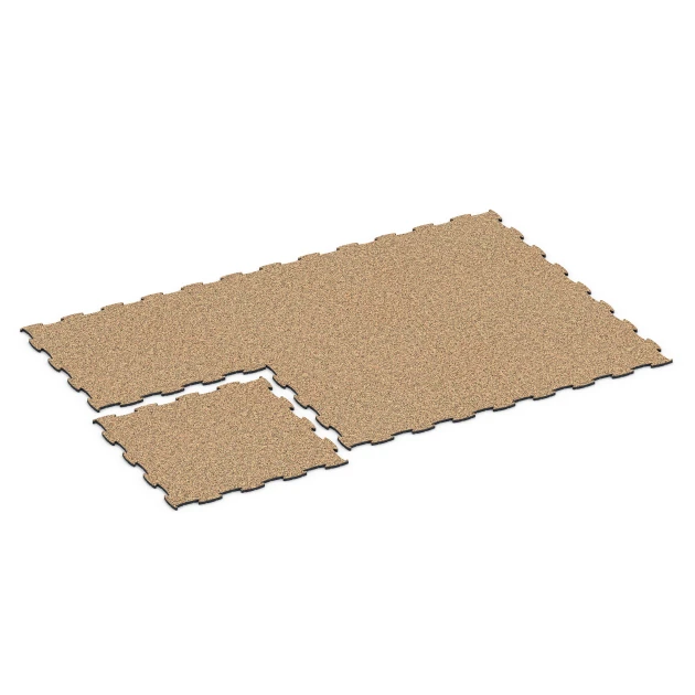 Typische Verlegung oder Einbausituation für den Artikel 6835 von WARCO - Fitness Active Floor System, Farbton Terracotta in der Abmessung 97,1 x 97,1 × 1,8 cm.