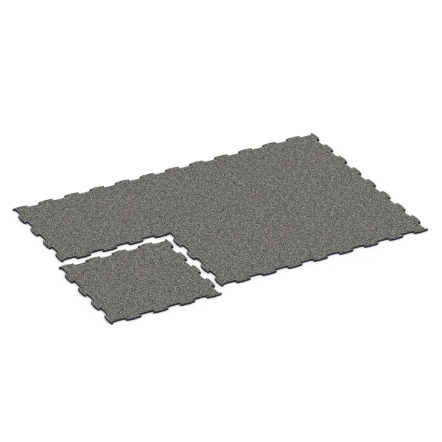 Typische Verlegung oder Einbausituation für den Artikel 6904 von WARCO - Indoor Dog Sports Flooring, Farbton Dark Grey Granite in der Abmessung 97,1 x 97,1 × 1,8 cm.