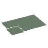 Typische Verlegung oder Einbausituation für den Artikel 6906 von WARCO - Indoor Dog Sports Flooring, Farbton English Lawn in der Abmessung 97,1 x 97,1 × 1,8 cm.