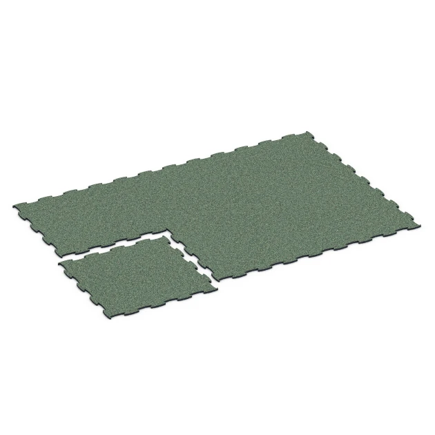 Typische Verlegung oder Einbausituation für den Artikel 6906 von WARCO - Indoor Dog Sports Flooring, Farbton English Lawn in der Abmessung 97,1 x 97,1 × 1,8 cm.