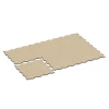 Typische Verlegung oder Einbausituation für den Artikel 6928 von WARCO - Exhibition Click Floor Tile, Farbton Travertine in der Abmessung 97,1 x 97,1 × 1,8 cm.