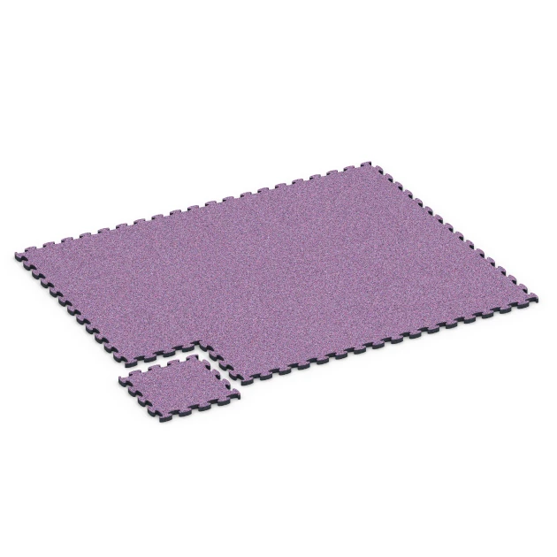 Typische Verlegung oder Einbausituation für den Artikel 6954 von WARCO - Sports Court Tile, Farbton Lavender in der Abmessung 44,6 x 44,6 × 2,8 cm.