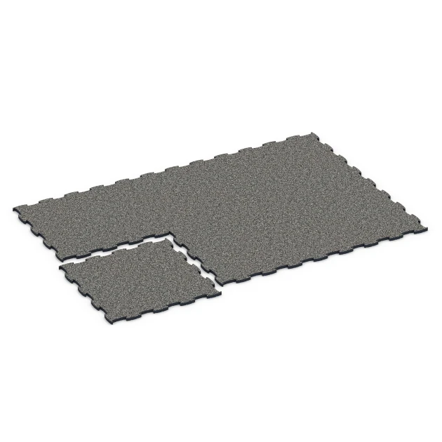 Typische Verlegung oder Einbausituation für den Artikel 6886 von WARCO - Fitness Max Floor System, Farbton Dark Grey Granite in der Abmessung 97,1 x 97,1 x 2,8 cm.