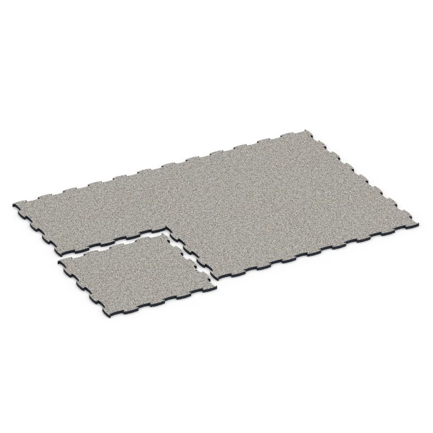 Typische Verlegung oder Einbausituation für den Artikel 6887 von WARCO - Fitness Max Floor System, Farbton Grey Granite in der Abmessung 97,1 x 97,1 x 2,8 cm.
