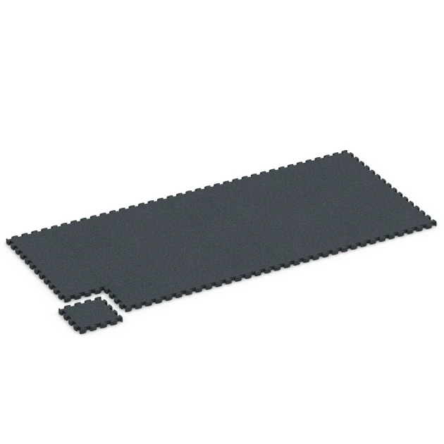 Typische Verlegung oder Einbausituation für den Artikel 6965 von WARCO - Fitness Premium Performance Flooring, Farbton Anthracite in der Abmessung 28,9 x 28,9 x 2,8 cm.