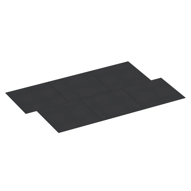 Typische Verlegung oder Einbausituation für den Artikel 7075 von WARCO - Fitness Performance Basic Rubber Gym Flooring, Farbton Anthracite in der Abmessung 100 x 100 x 1 cm | 1,00 m².